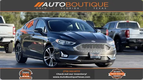 Gray 2019 Ford Fusion Titanium for sale in Alvin, TX
