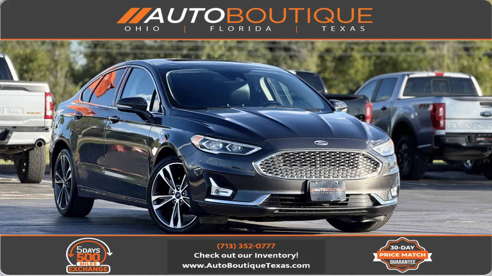 2019 Ford Fusion Titanium for sale in Alvin, TX