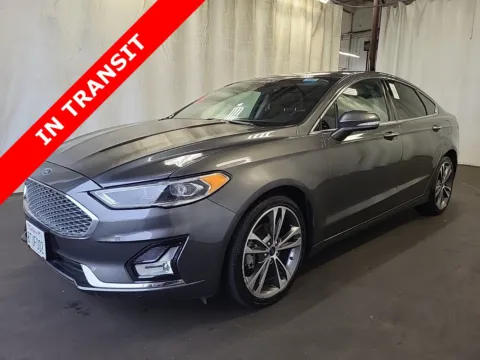 Gray 2019 Ford Fusion Titanium for sale in Alvin, TX