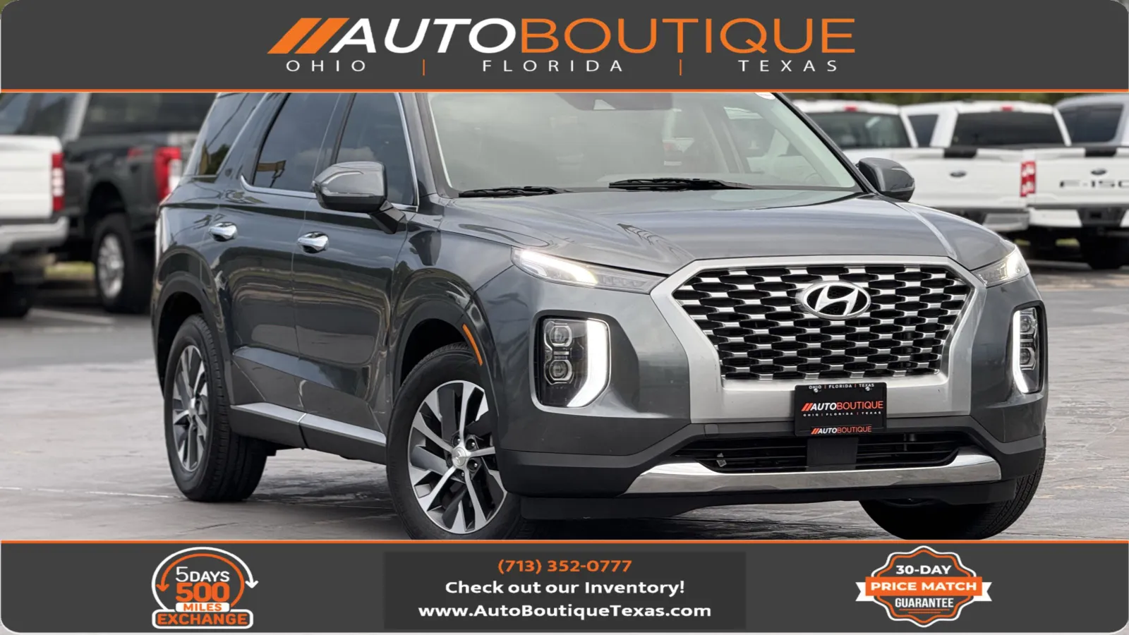Gray 2022 Hyundai Palisade SEL for sale in Alvin, TX