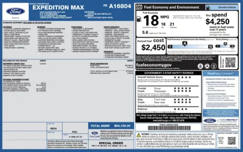 Photos of 2023 Ford Expedition Max XLT for sale in Alvin, TX at Auto Boutique Texas