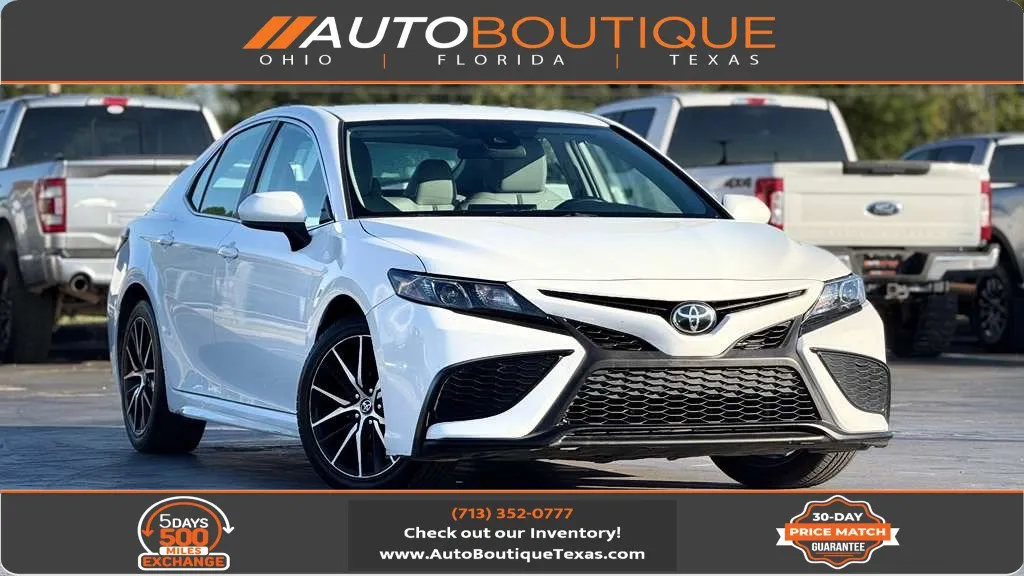 White 2021 Toyota Camry SE for sale in Alvin, TX