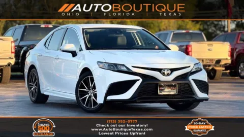 White 2021 Toyota Camry SE for sale in Alvin, TX