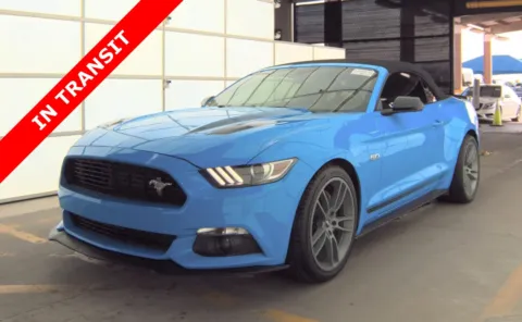 Blue 2017 Ford Mustang GT Premium for sale in Alvin, TX