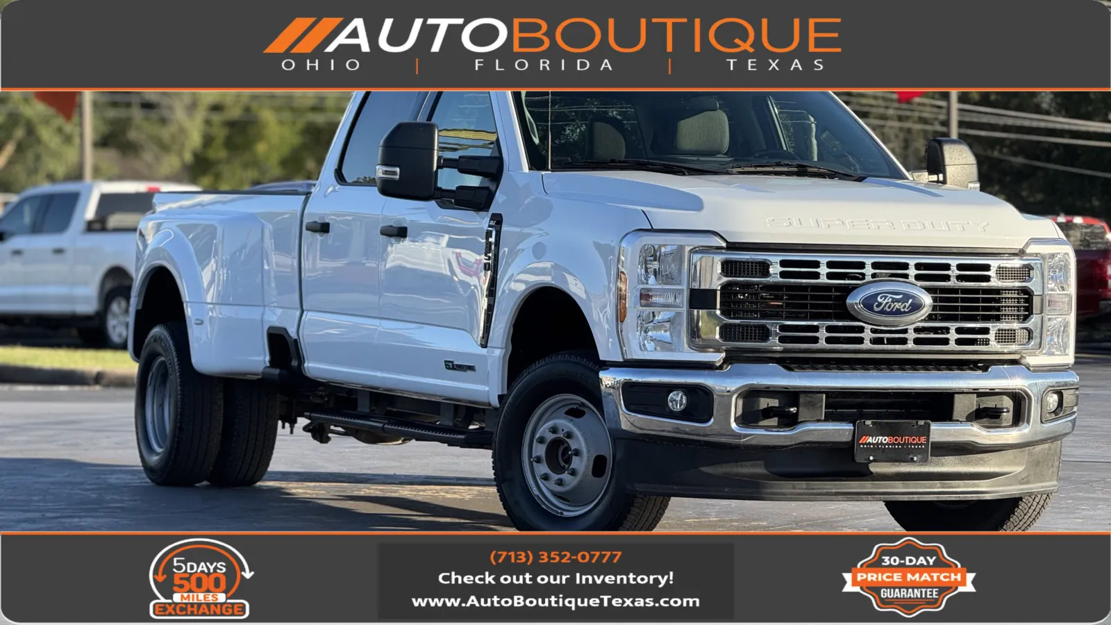 White 2024 Ford Super Duty F-350 DRW XLT for sale in Alvin, TX