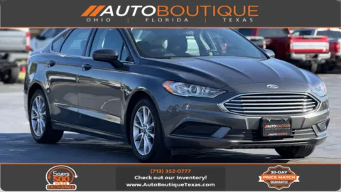 Gray 2017 FORD FUSION SE for sale in Alvin, TX