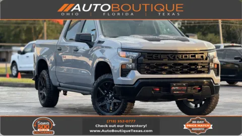 Gray 2024 Chevrolet Silverado 1500 Custom Trail Boss for sale in Alvin, TX