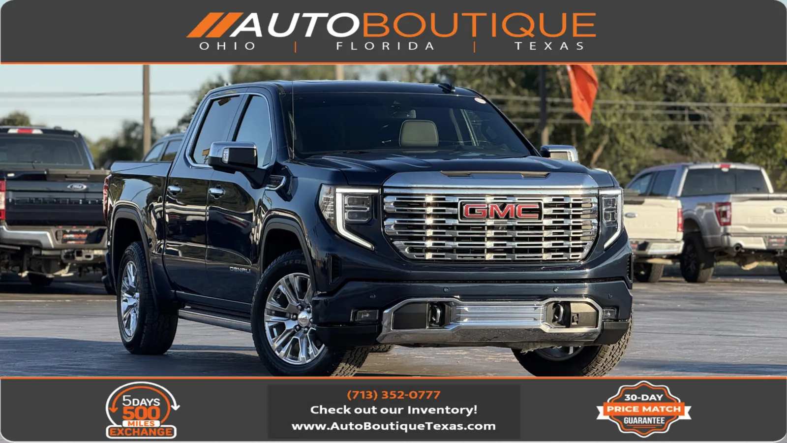 Blue 2023 GMC Sierra 1500 Denali for sale in Alvin, TX