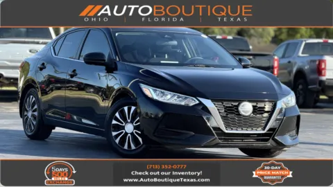 Black 2020 Nissan Sentra S for sale in Alvin, TX