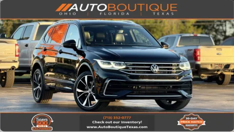 Black 2022 Volkswagen Tiguan SEL R-Line for sale in Alvin, TX