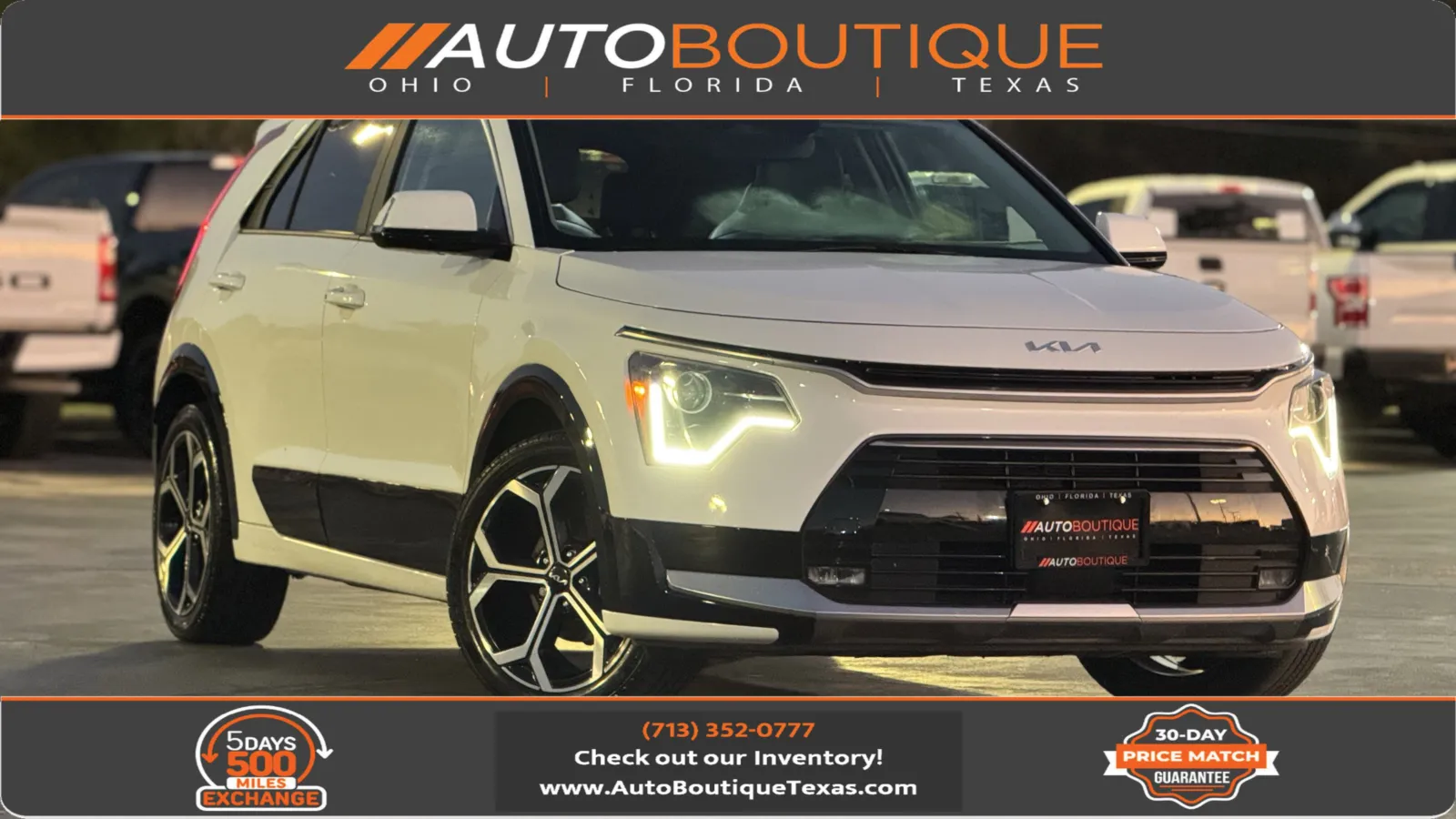 White 2024 Kia Niro EX Touring for sale in Alvin, TX