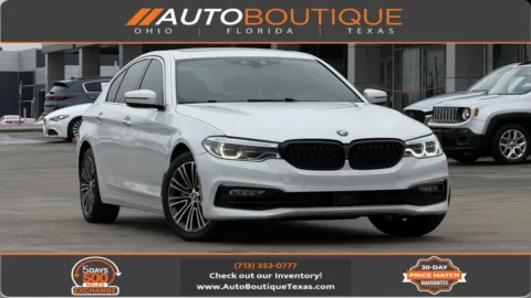White 2017 BMW 5 Series 540i for sale in Alvin, TX