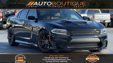 Black 2016 DODGE CHARGER SR SRT Hellcat for sale in Alvin, TX