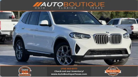 White 2024 BMW X3 xDrive30i for sale in Alvin, TX