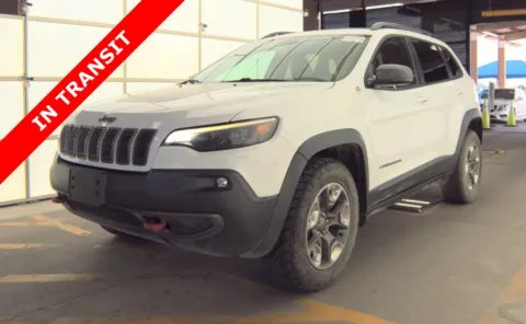 White 2019 Jeep Cherokee Trailhawk for sale in Alvin, TX