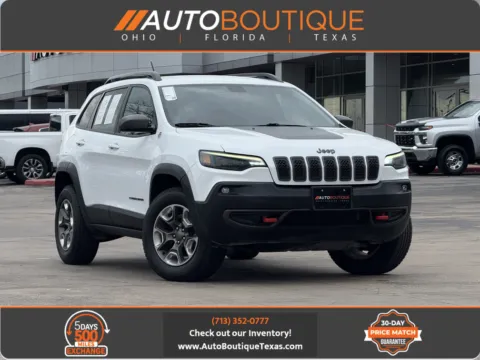 White 2019 Jeep Cherokee Trailhawk for sale in Alvin, TX