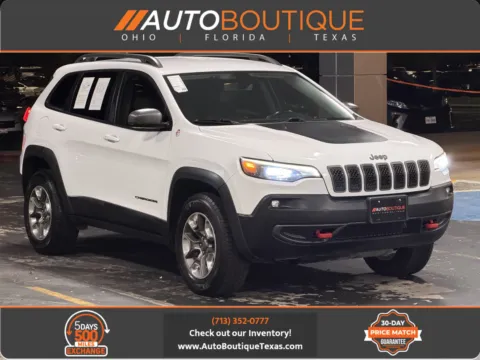 White 2019 Jeep Cherokee Trailhawk for sale in Alvin, TX