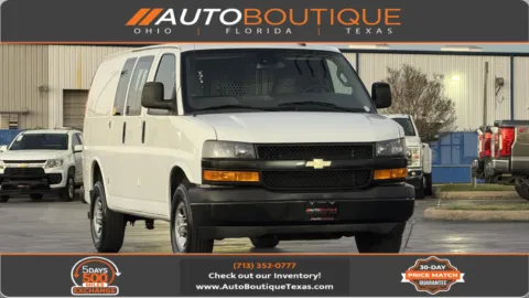 White 2021 Chevrolet Express Cargo Van 2500 for sale in Alvin, TX
