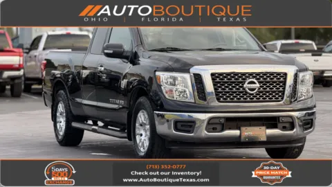 Black 2018 Nissan Titan SV for sale in Alvin, TX