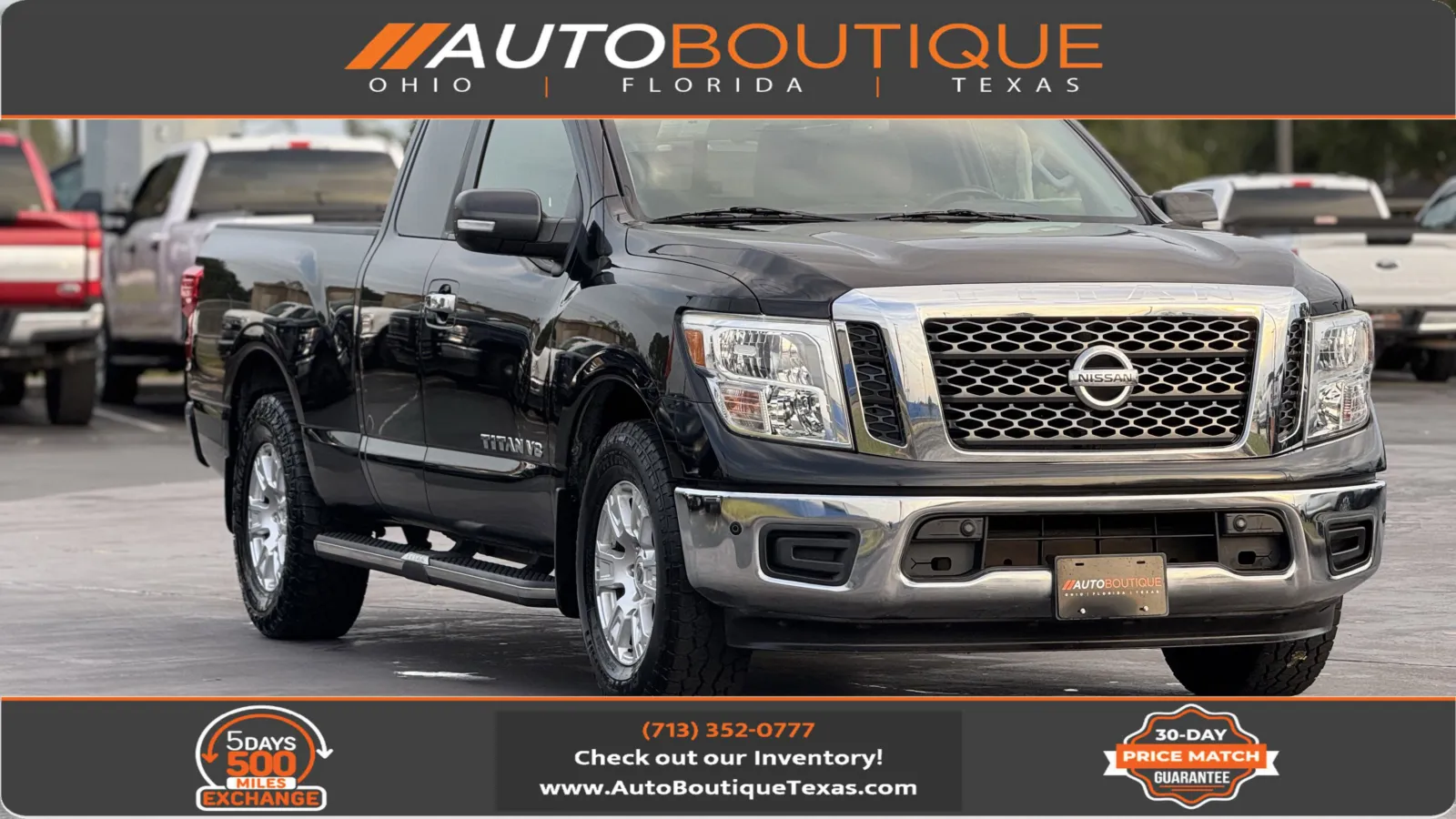 Black 2018 Nissan Titan SV for sale in Alvin, TX