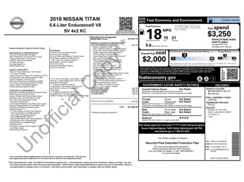 Photos of 2018 Nissan Titan SV for sale in Alvin, TX at Auto Boutique Texas