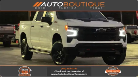 White 2023 Chevrolet Silverado 1500 LT Trail Boss for sale in Alvin, TX