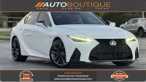 White 2021 Lexus IS 350 F S PORT for sale in Alvin, TX