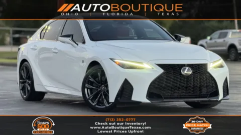 White 2021 Lexus IS 350 F S PORT for sale in Alvin, TX