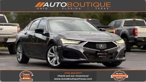 Gray 2021 Acura TLX w Technology Package for sale in Alvin, TX