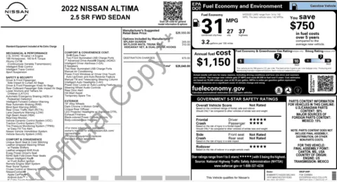 Photos of 2022 Nissan Altima 2.5 SR for sale in Alvin, TX at Auto Boutique Texas