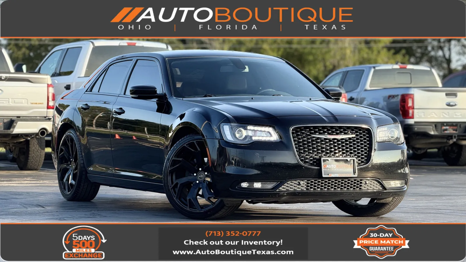 Black 2021 Chrysler 300 S for sale in Alvin, TX