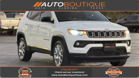 White 2025 Jeep Compass Latitude for sale in Alvin, TX