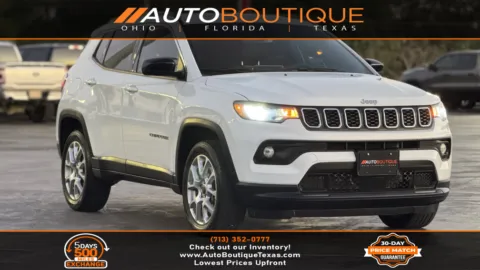 White 2025 Jeep Compass Latitude for sale in Alvin, TX