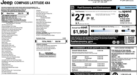 Photos of 2025 Jeep Compass Latitude for sale in Alvin, TX at Auto Boutique Texas
