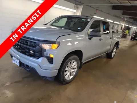 Gray 2024 Chevrolet Silverado 1500 Custom for sale in Alvin, TX