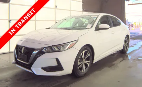 White 2022 Nissan Sentra SV for sale in Alvin, TX