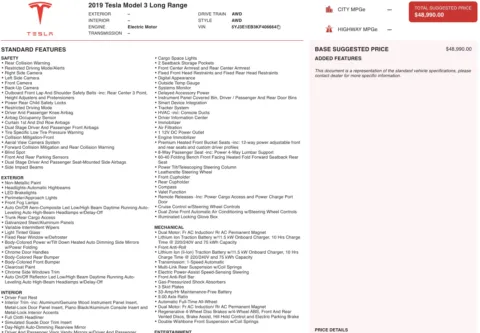 Photos of 2019 Tesla Model 3 Long Range for sale in Alvin, TX at Auto Boutique Texas