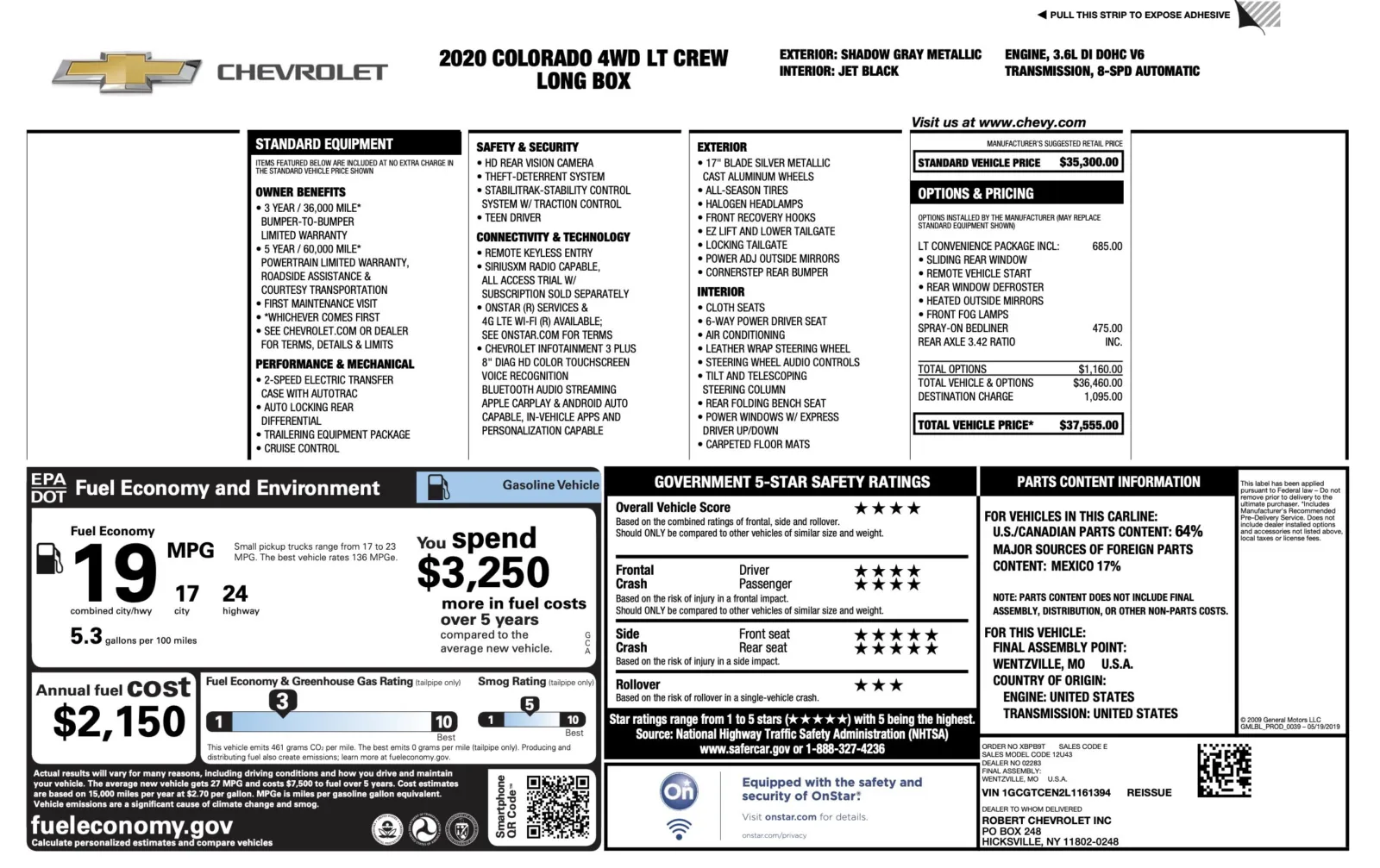 2020 Chevrolet Colorado 4WD LT for sale in Alvin, TX