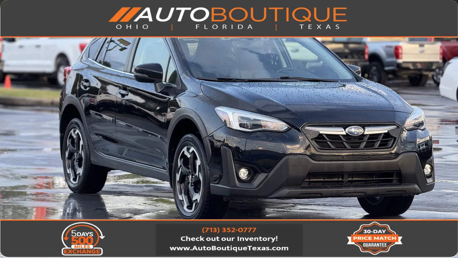 Black 2021 Subaru Crosstrek Limited for sale in Alvin, TX