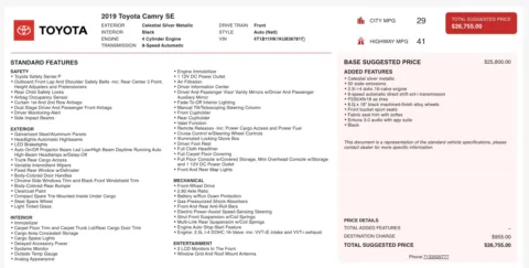 More photos of 2019 Toyota Camry SE at Auto Boutique Texas, TX