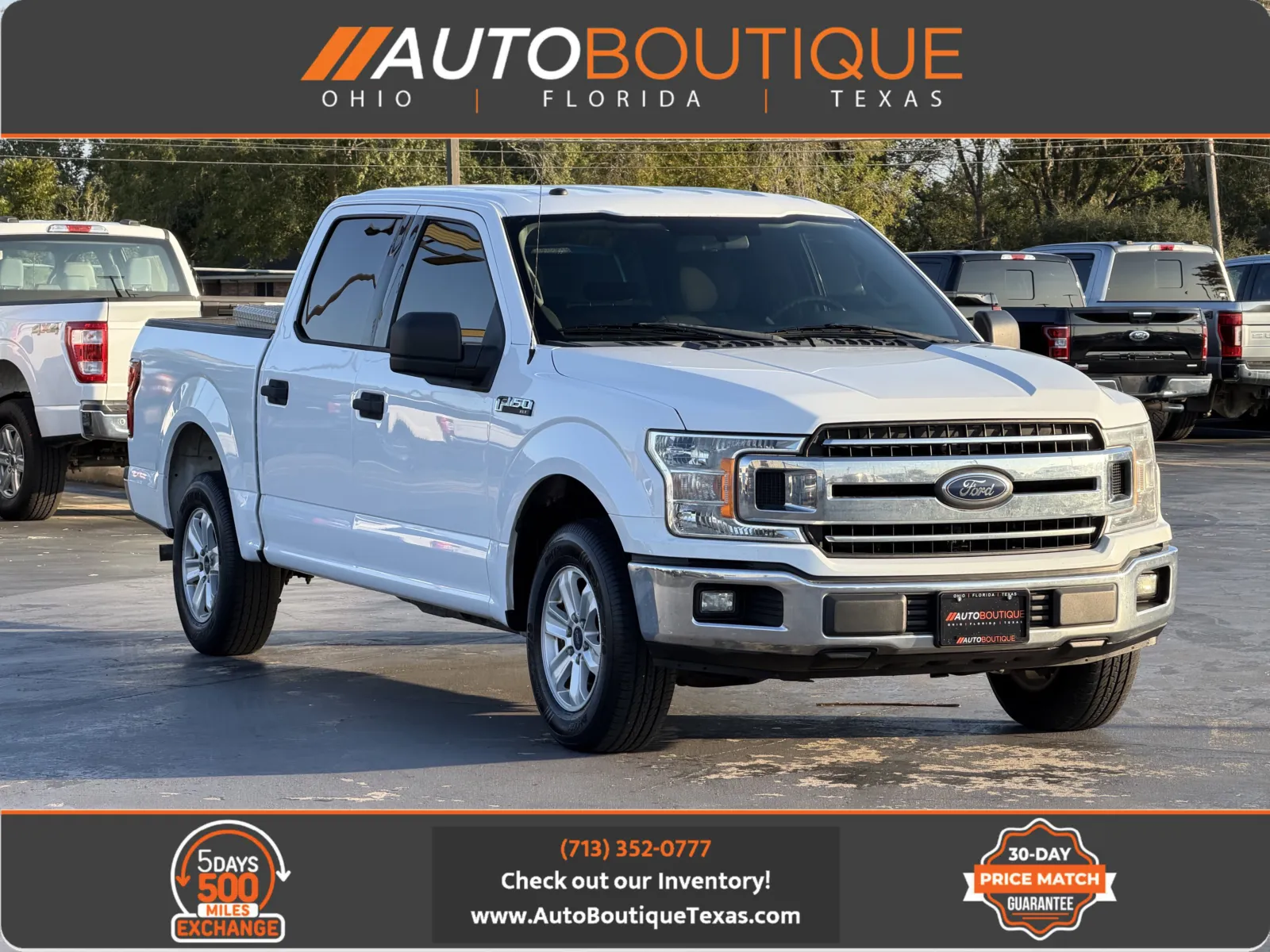 White 2018 Ford F-150 XLT for sale in Alvin, TX