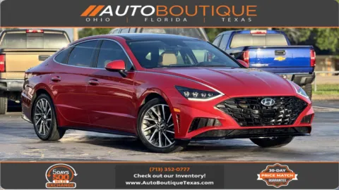 Red 2020 Hyundai Sonata Limited for sale in Alvin, TX