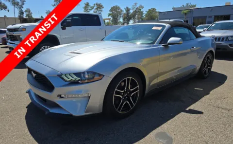 Silver 2021 Ford Mustang EcoBoost Premium for sale in Alvin, TX