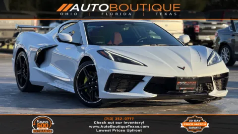White 2024 CHEVROLET CORVETTE S 1LT for sale in Alvin, TX
