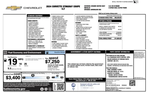 More photos of 2024 CHEVROLET CORVETTE S 1LT at Auto Boutique Texas, TX