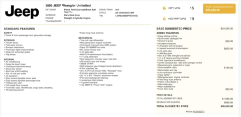 More photos of 2006 JEEP WRANGLER / Unlimited LWB at Auto Boutique Texas, TX