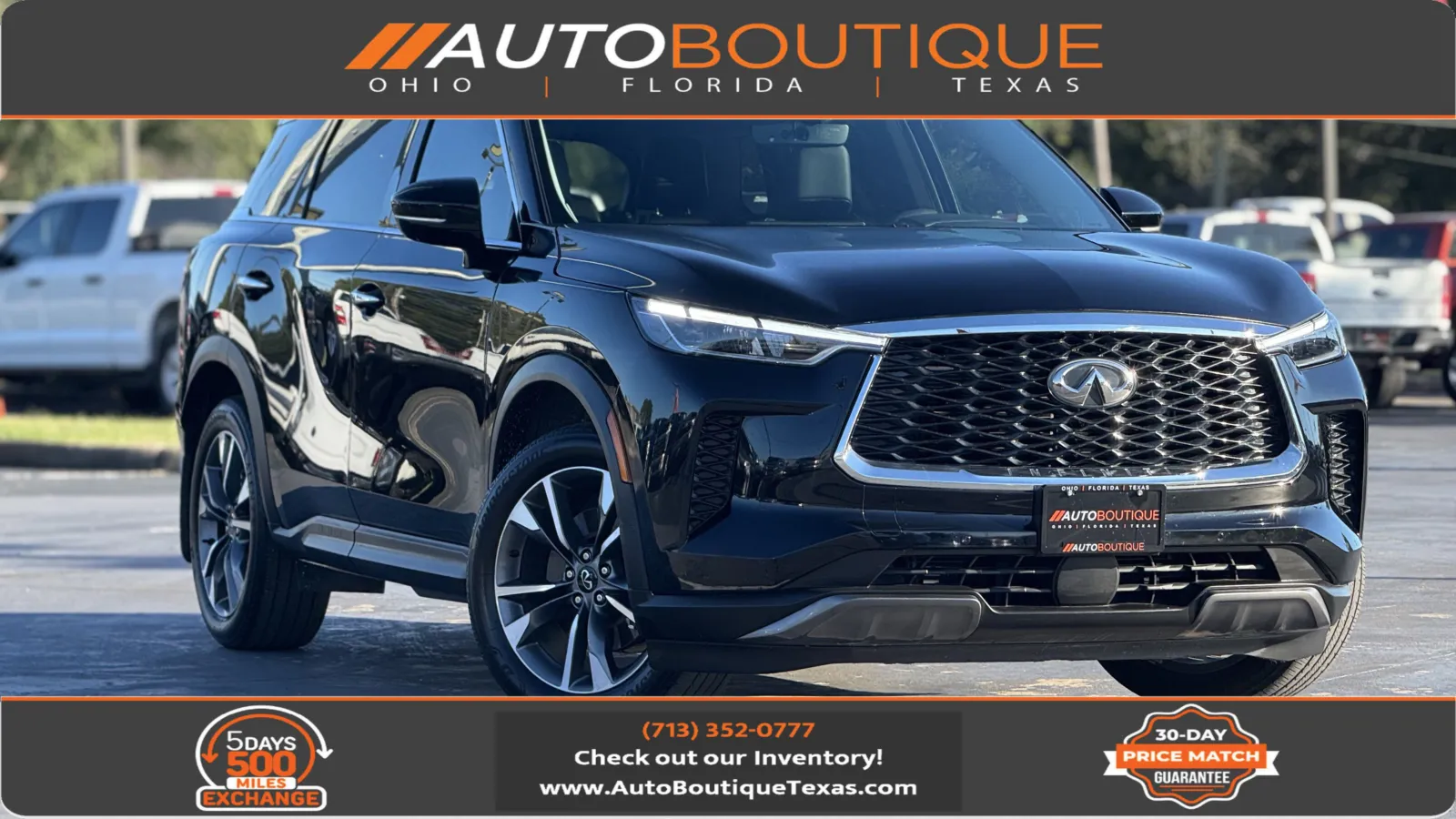 Black 2024 INFINITI QX60 LUXE for sale in Alvin, TX