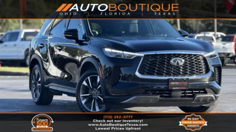 Black 2024 INFINITI QX60 LUXE for sale in Alvin, TX