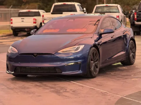 Another view of 2021 TESLA MODEL S Plaid for sale in Alvin, TX at Auto Boutique Texas