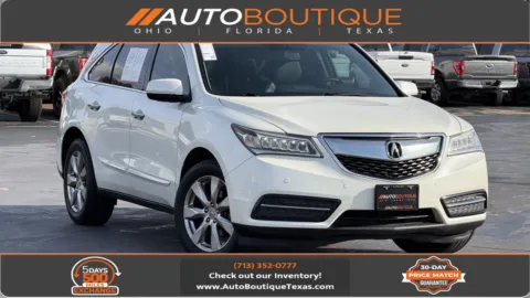 Black 2014 Acura MDX Advance Entertainment Pkg for sale in Alvin, TX